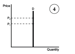 <p>ANY change in price will have no effect on the quantity demanded</p>