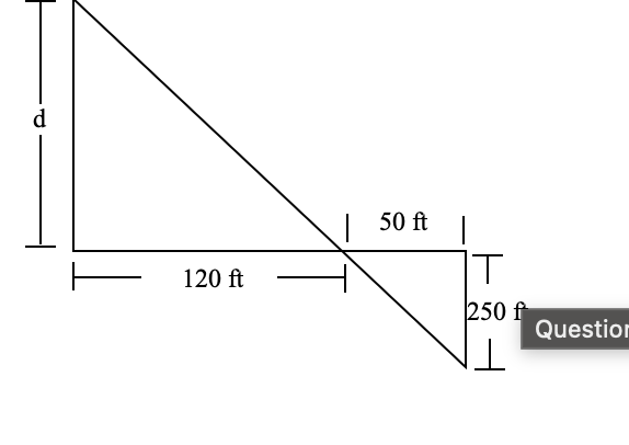 <p><span style="background-color: transparent !important;"><span>The distance across the river is </span></span></p><p><span style="line-height: 1.25; background-color: var(--acs-internal-equation-disabled-color) !important;"><span>600 f</span></span><span style="background-color: transparent !important;"><span>eet.</span></span></p>