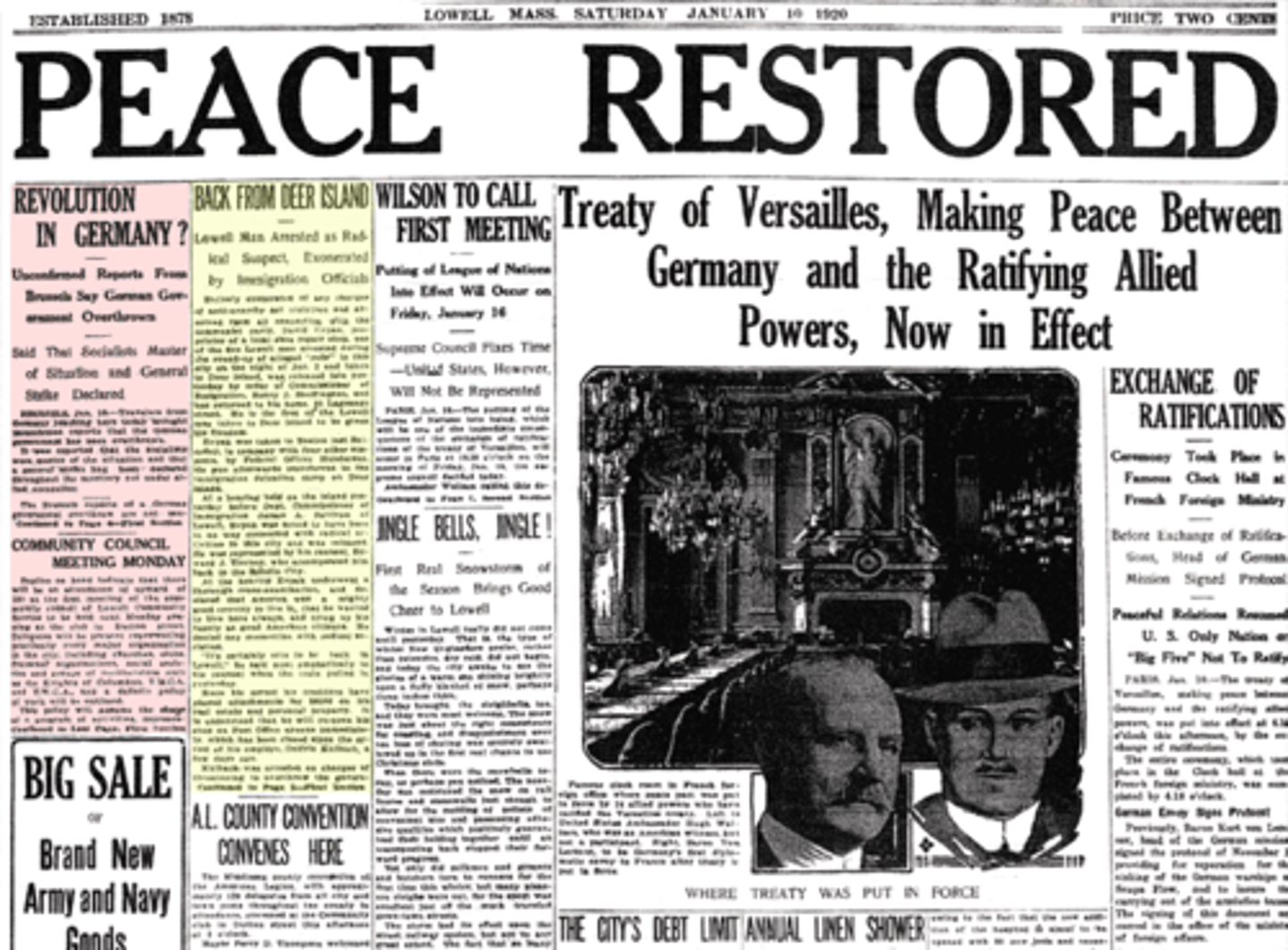 <p>Treaty that ended WW I. It blamed Germany for WW I and handed down harsh punishment.</p>