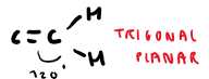 <p><span>Atoms can't rotate around the C=C bond (restricted rotation) -</span></p><p></p>