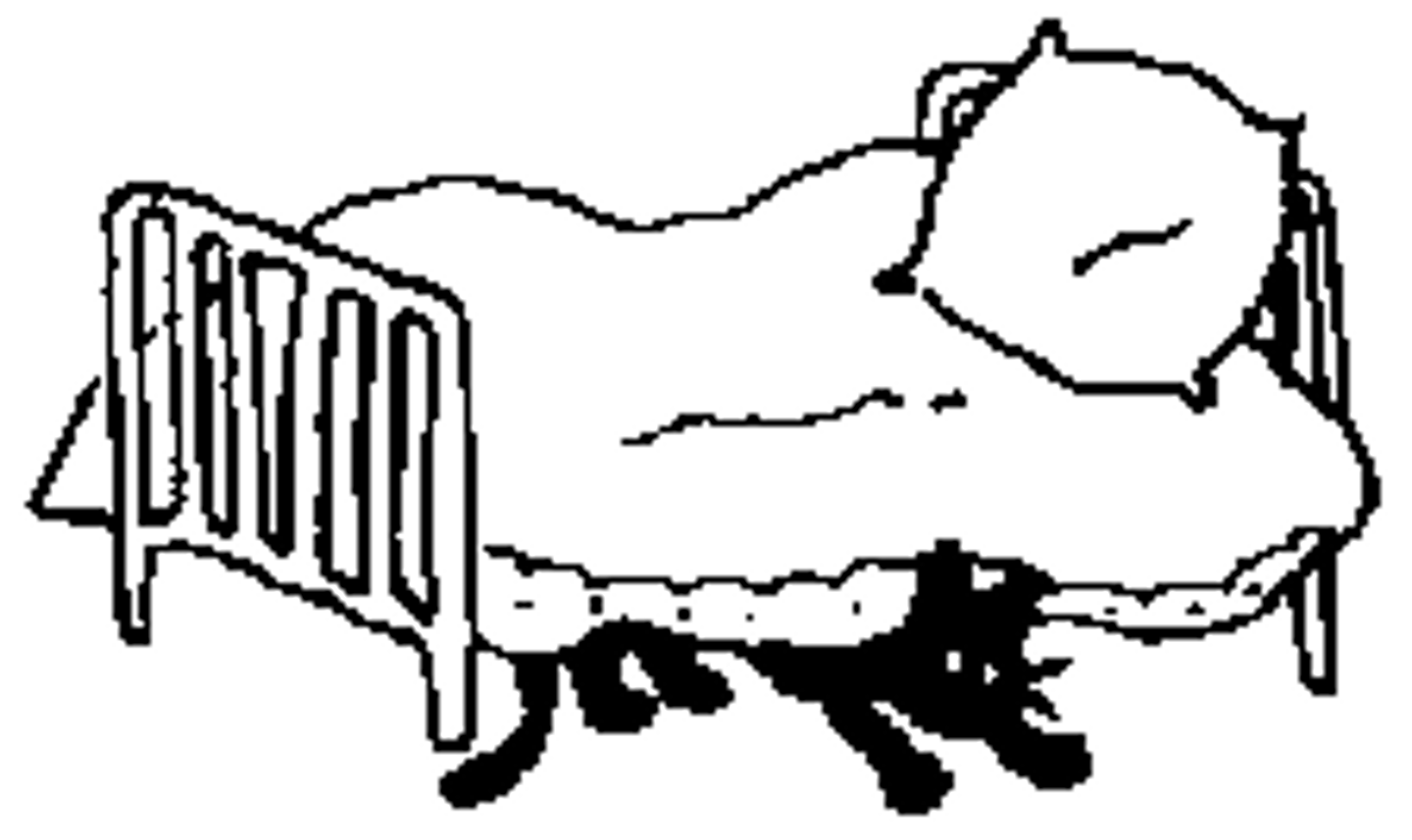 <p>Under the bed</p>