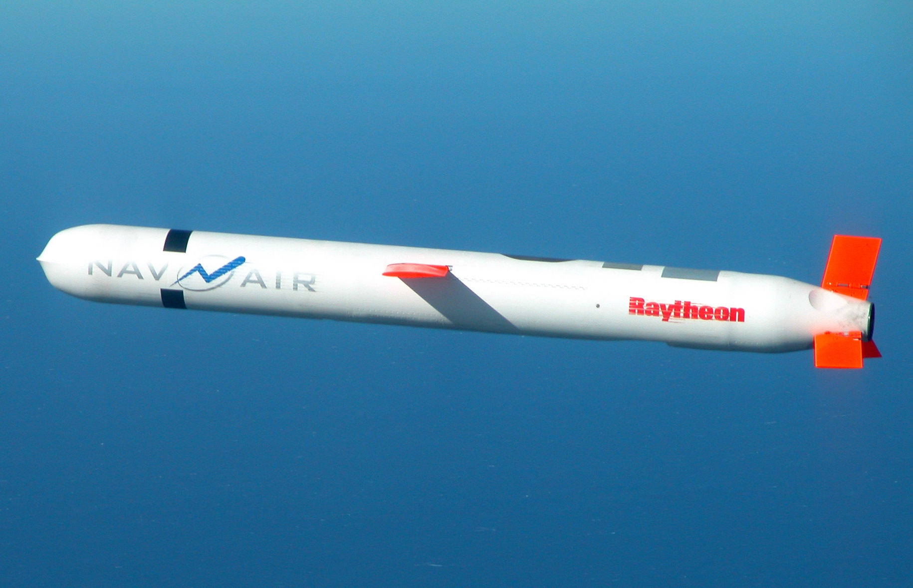 <p>Tomahawk Land Attack Missile</p><p>All-weather, long range, subsonic missile for LAND ATTACKS</p><p>Launched via: VLS or Torpedo Tube</p><p>Typically a 1,000 lb. warhead, but can be configured to release combined effect bomblets (anti-airfield).</p>