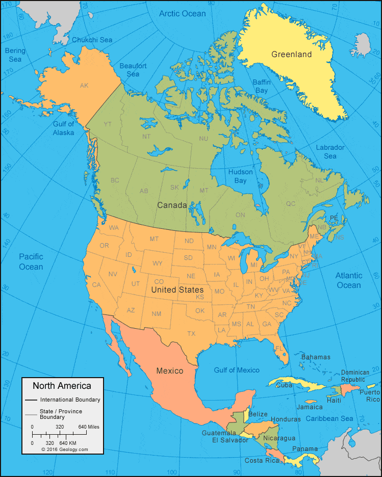 <p>North America</p>