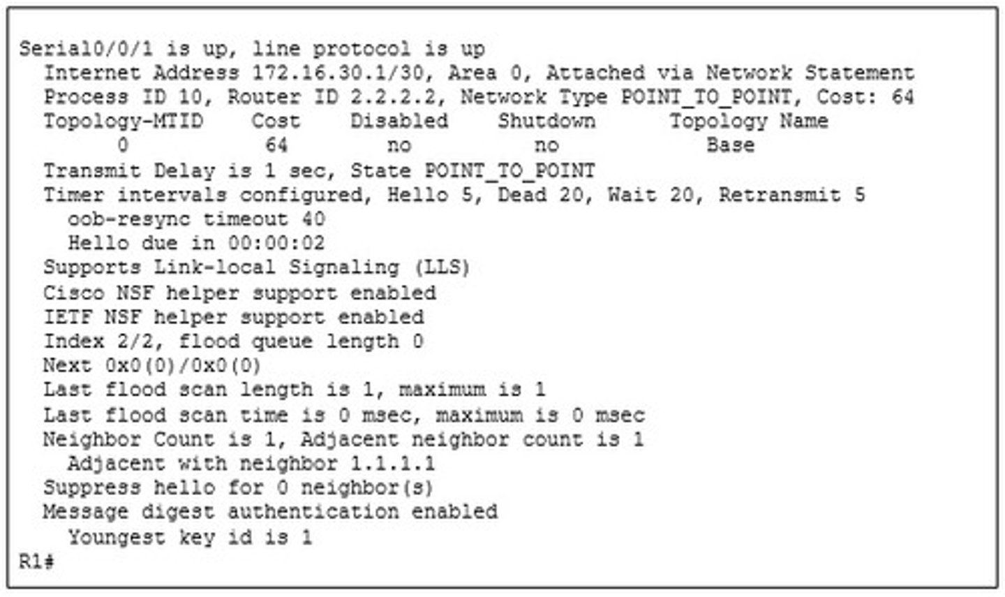 <p>Refer to the exhibit. Which command did an administrator issue to produce this output? </p>