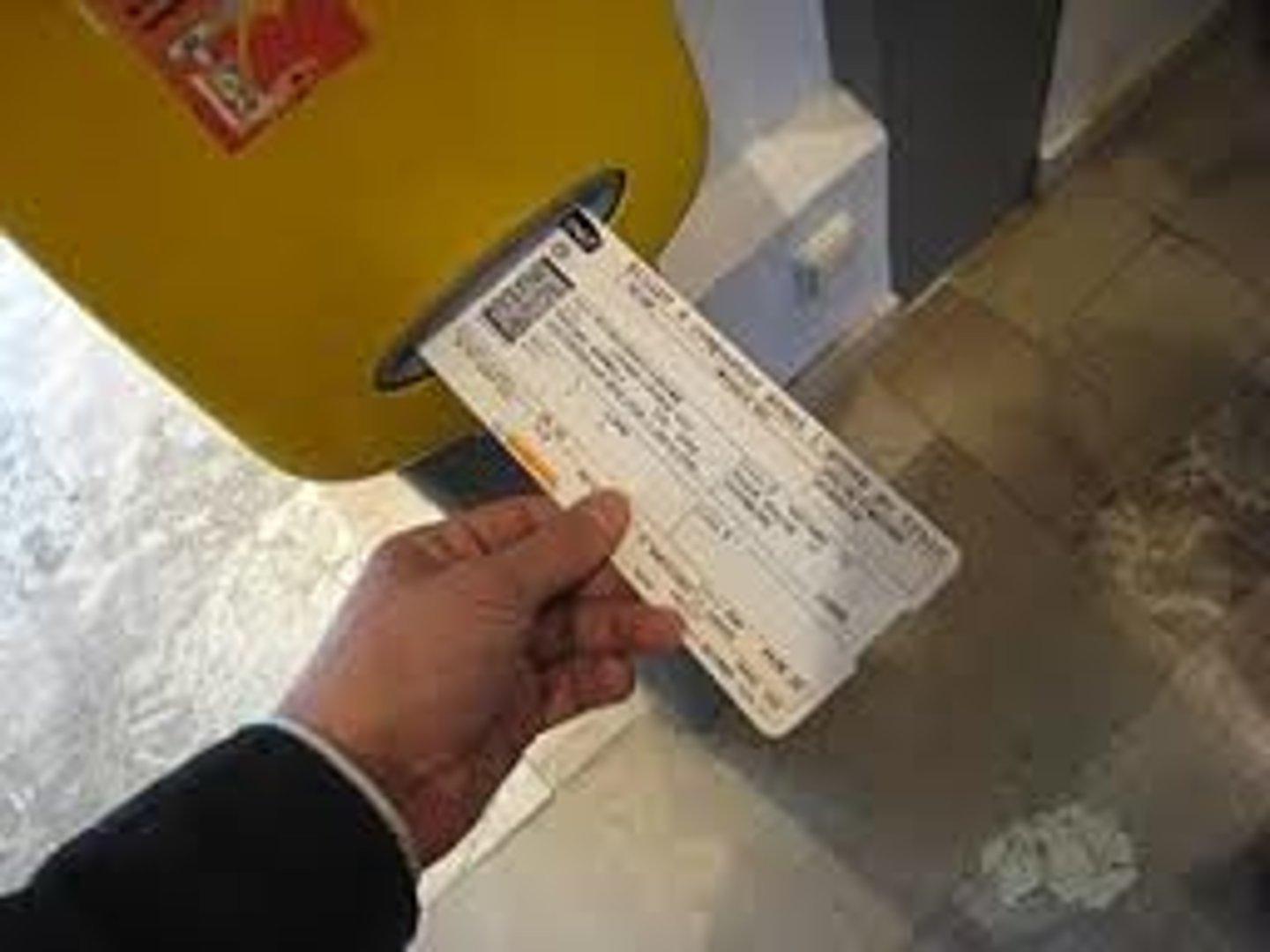 <p>a train ticket</p>
