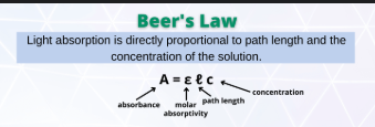 <p><strong>A = εbc </strong></p>