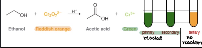 <p>Tests</p><ul><li><p>Dichromate Test: ?</p></li><li><p>Tollens’ Test:?&nbsp;</p></li></ul><p></p>