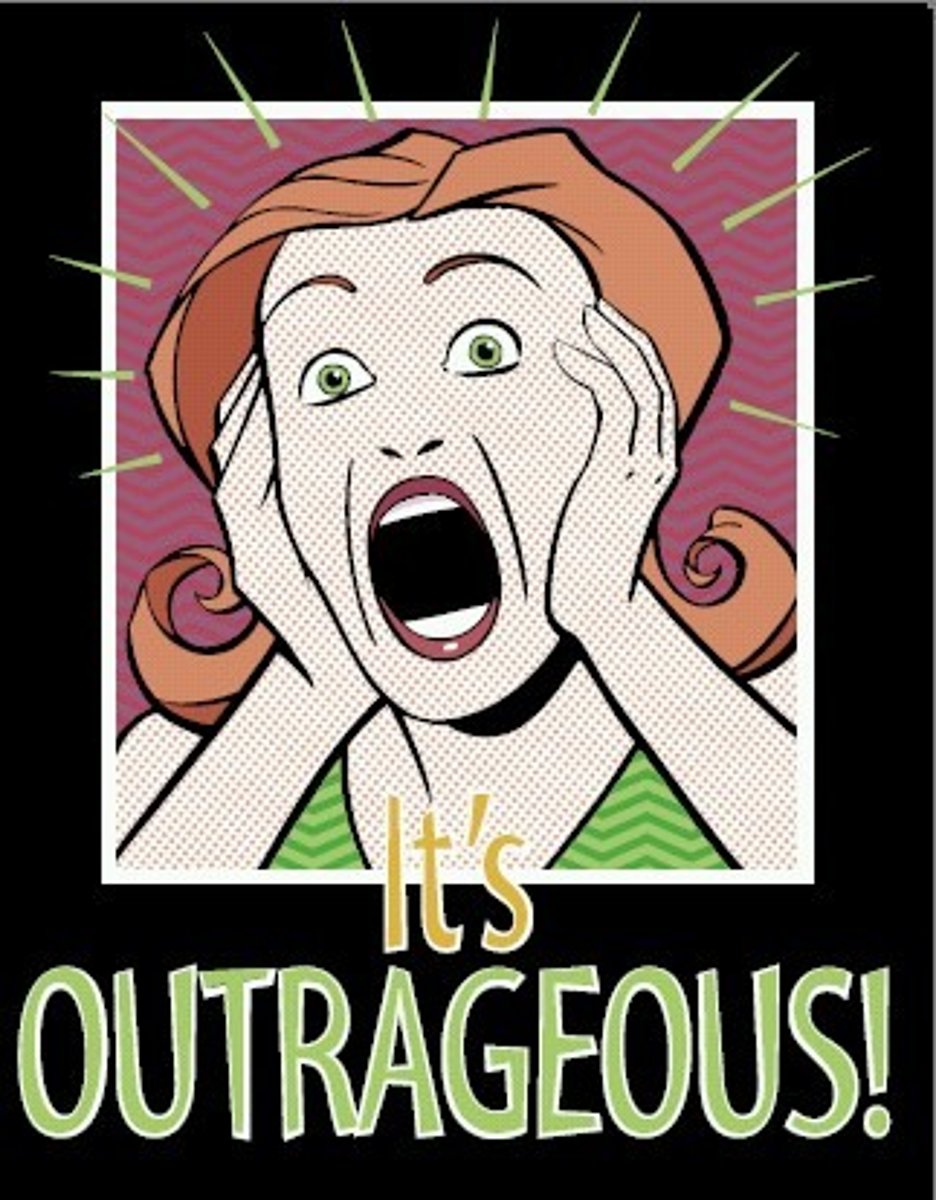 <p>(behavior) totally unacceptable</p><p>ex: Her recent conduct is ...</p>