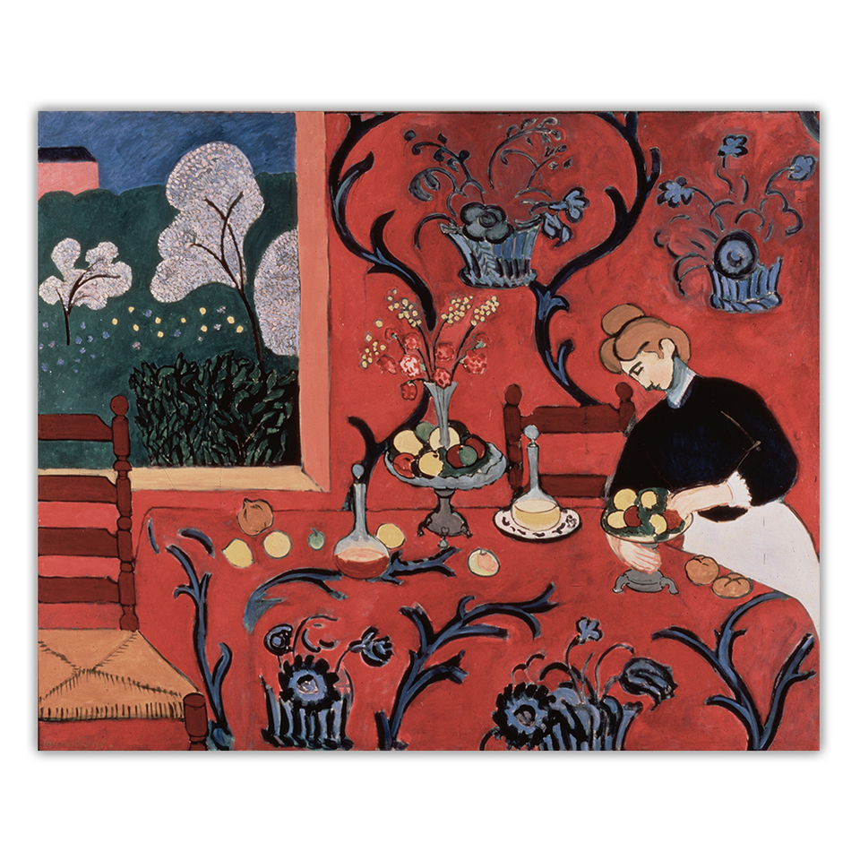 <p>Velký červený interiér - Matisse</p>
