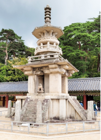 <ul><li><p style="text-align: justify"><span>Stones were often used for foundations, pagodas, and fortifications.</span></p></li></ul><p><br></p><ul><li><p style="text-align: justify"><span>Korean stonemasonry is evident in structures like the <strong>Dabotap</strong> and <strong>Seokgatap pagodas</strong> at <strong>Bulguksa</strong>, which combine aesthetic beauty with stability.</span></p></li></ul><p></p>