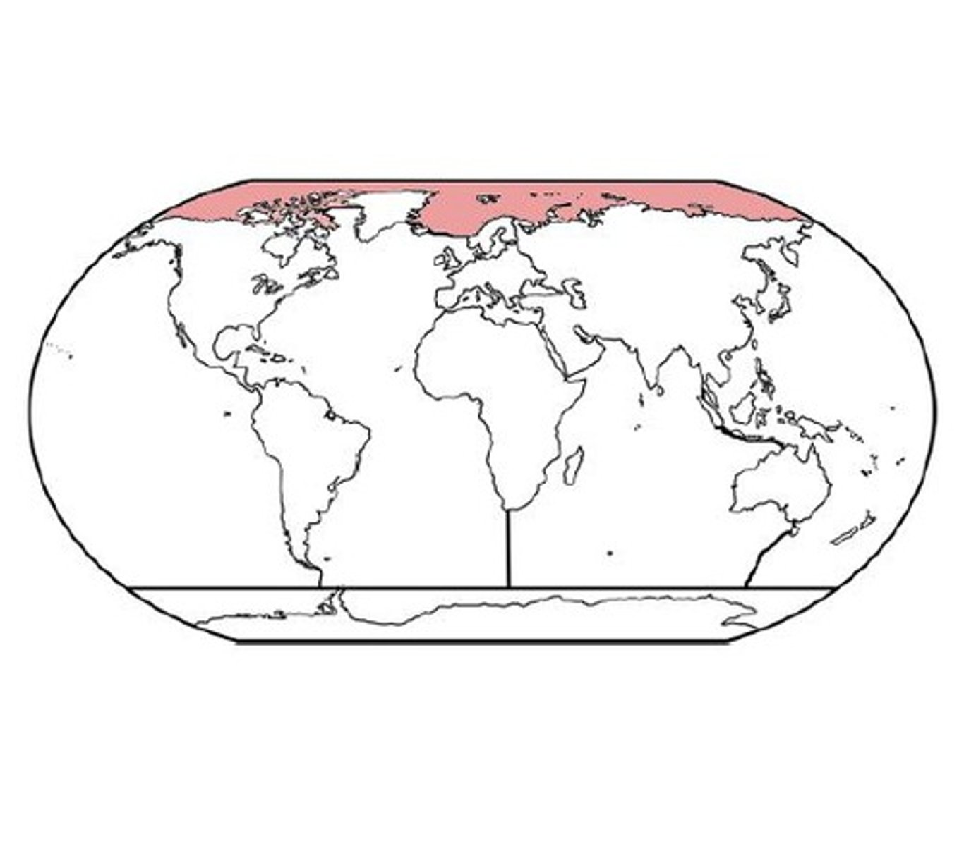 <p>Ocean north of North America and Europe</p>