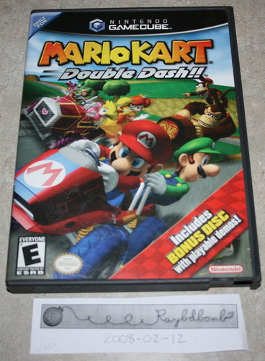<p>The fourth game in the series. It introduced the idea of having two players control a kart instead of one, an idea that hasn't been brought up again since then. It also introduced 11 new characters along with the 8 originals.</p>