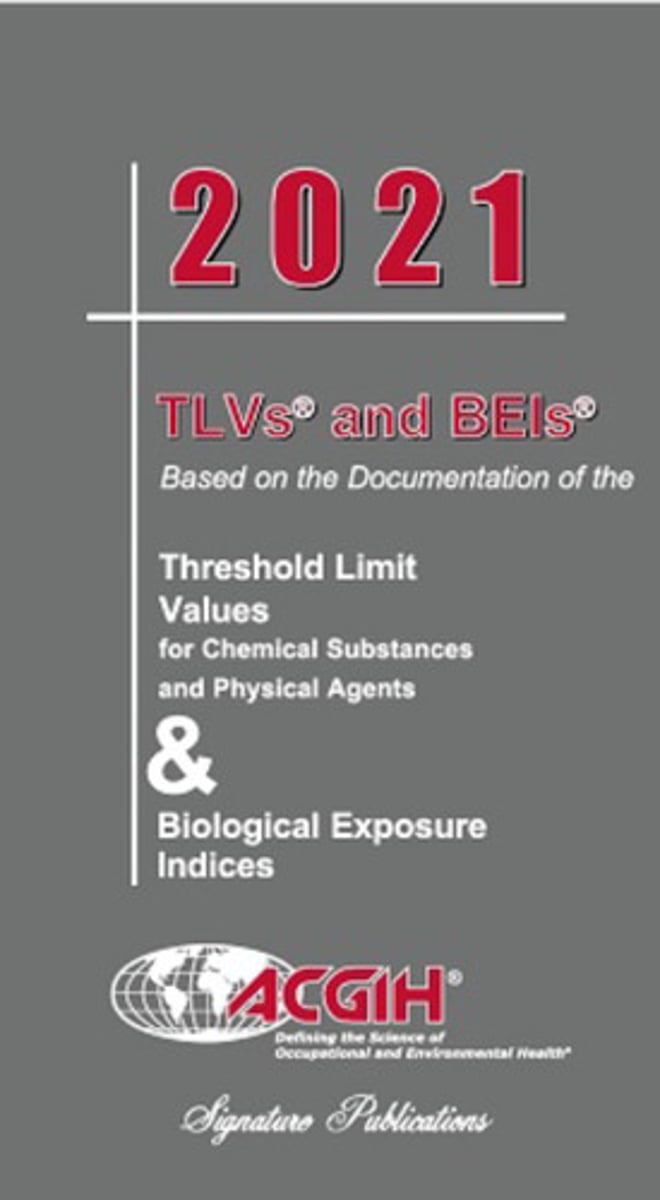 <p>Biological exposure indices</p>