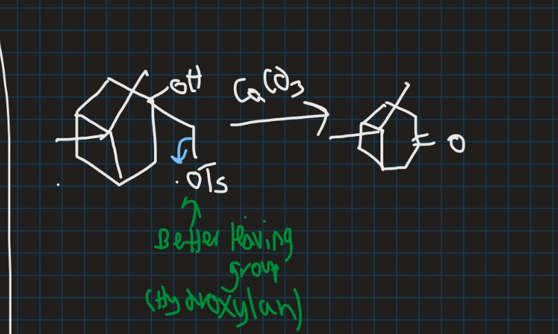 <p>Show the intermediate of this reaction</p>