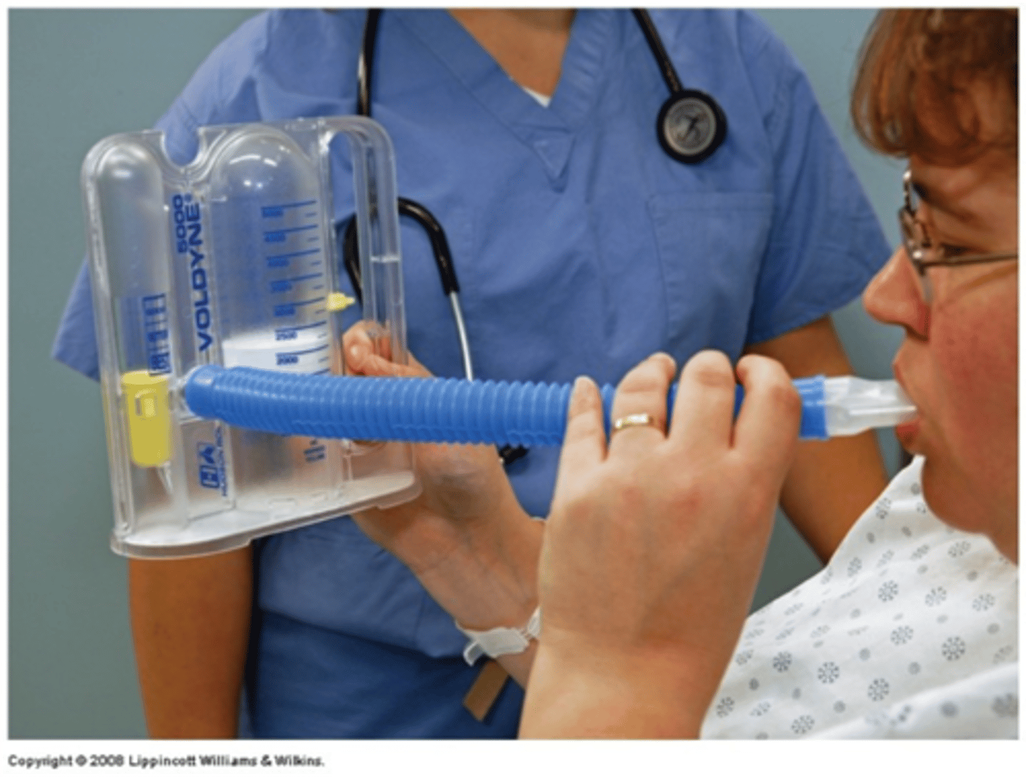 <p>-Patients should place the device in their mouth and slowly INHALE.<br>-Sitting in Fowler's position<br>-Keep the ball between the lines<br>-Slowly inhale</p>