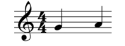 <p>interval of two semitones</p>