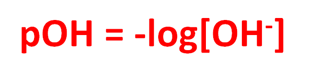 <p>Calculated the same way you calculate pH, except its a measure of Hydroxide (OH-) concentration</p><p></p><p>pH + pOH = 14</p>