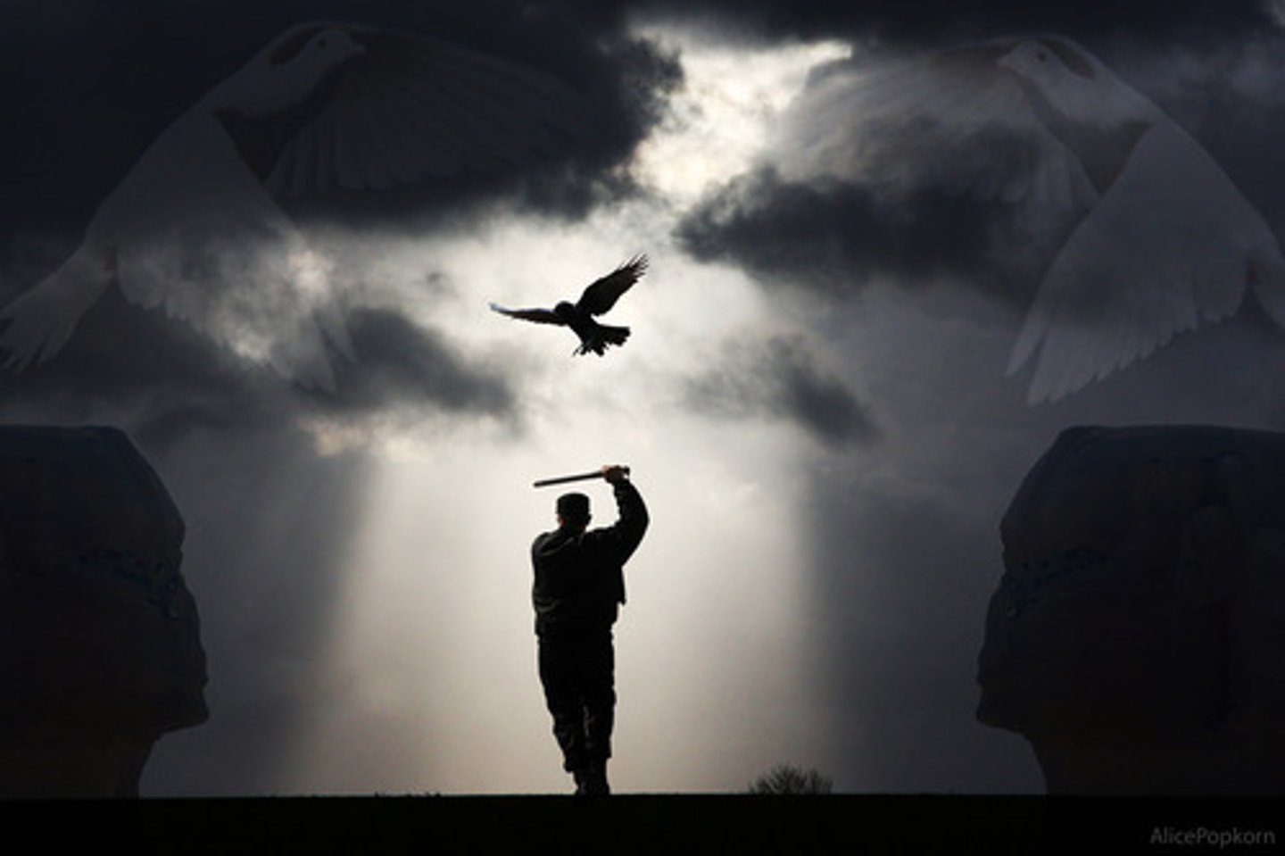 <p>highlight, underscore</p>