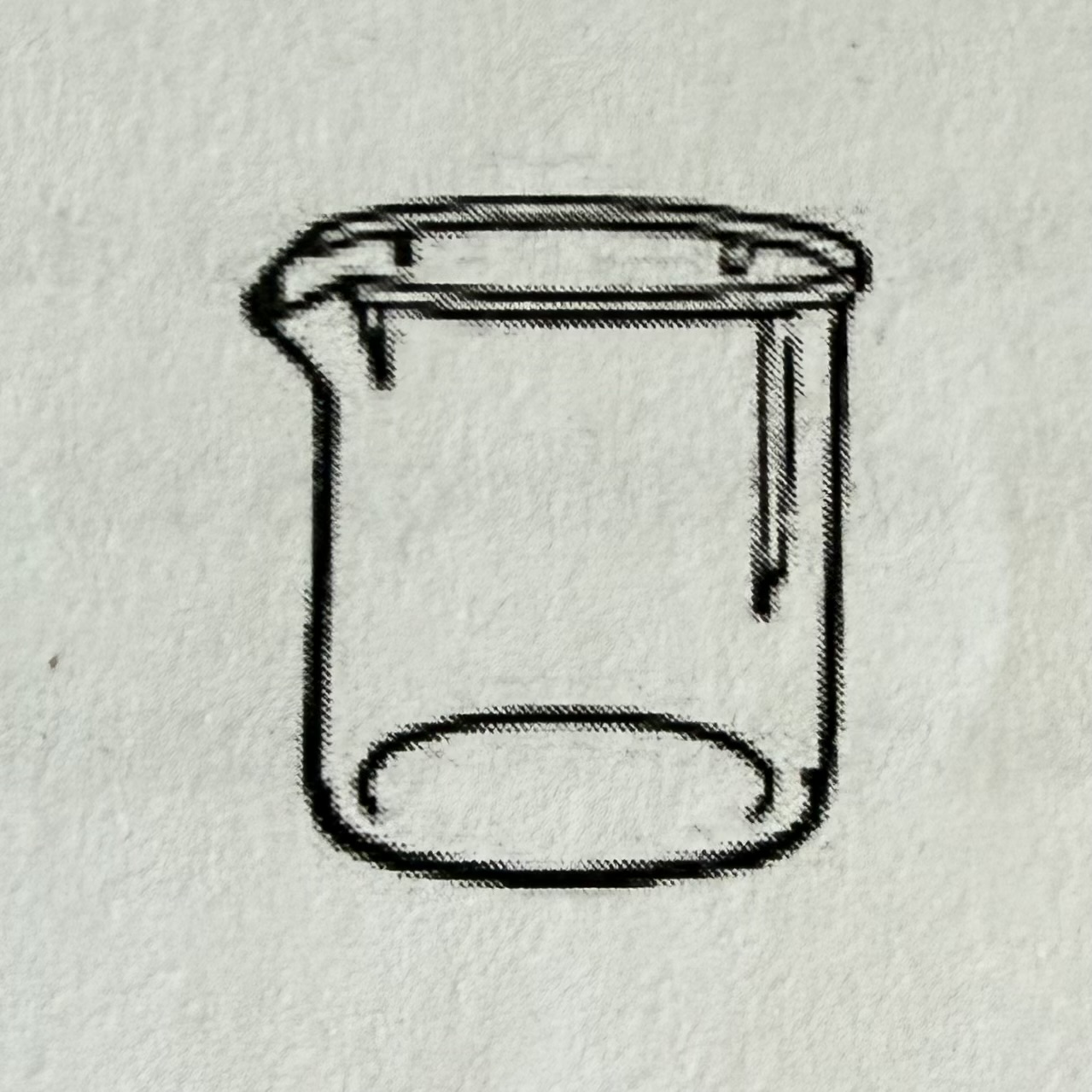 <p>Wide-mouthed, straight-sided container with a lip, used for stirring, mixing, and heating liquids.</p>