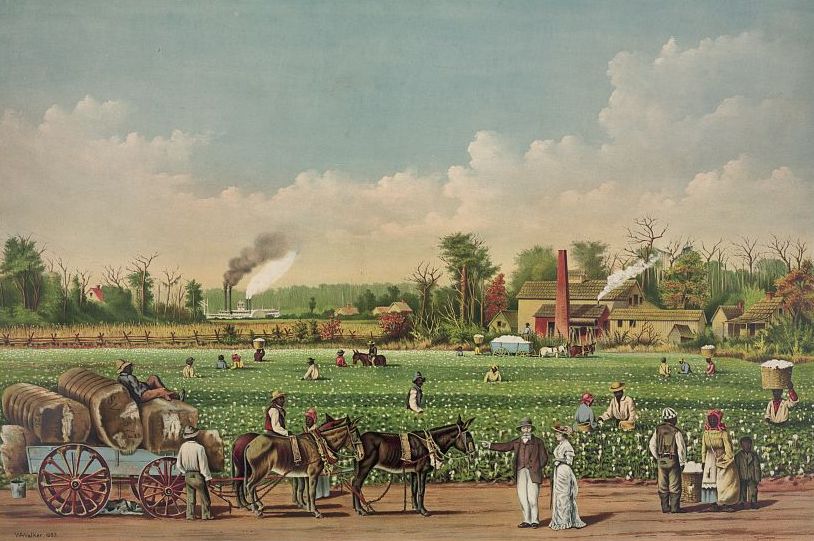 <p>The inefficient economy that was centered around slavery in South America where plantations were used to grow large amounts of cash crops. LO 7) Slavery continued to be used in agriculture but slavery increased in usage in the Americas.</p>