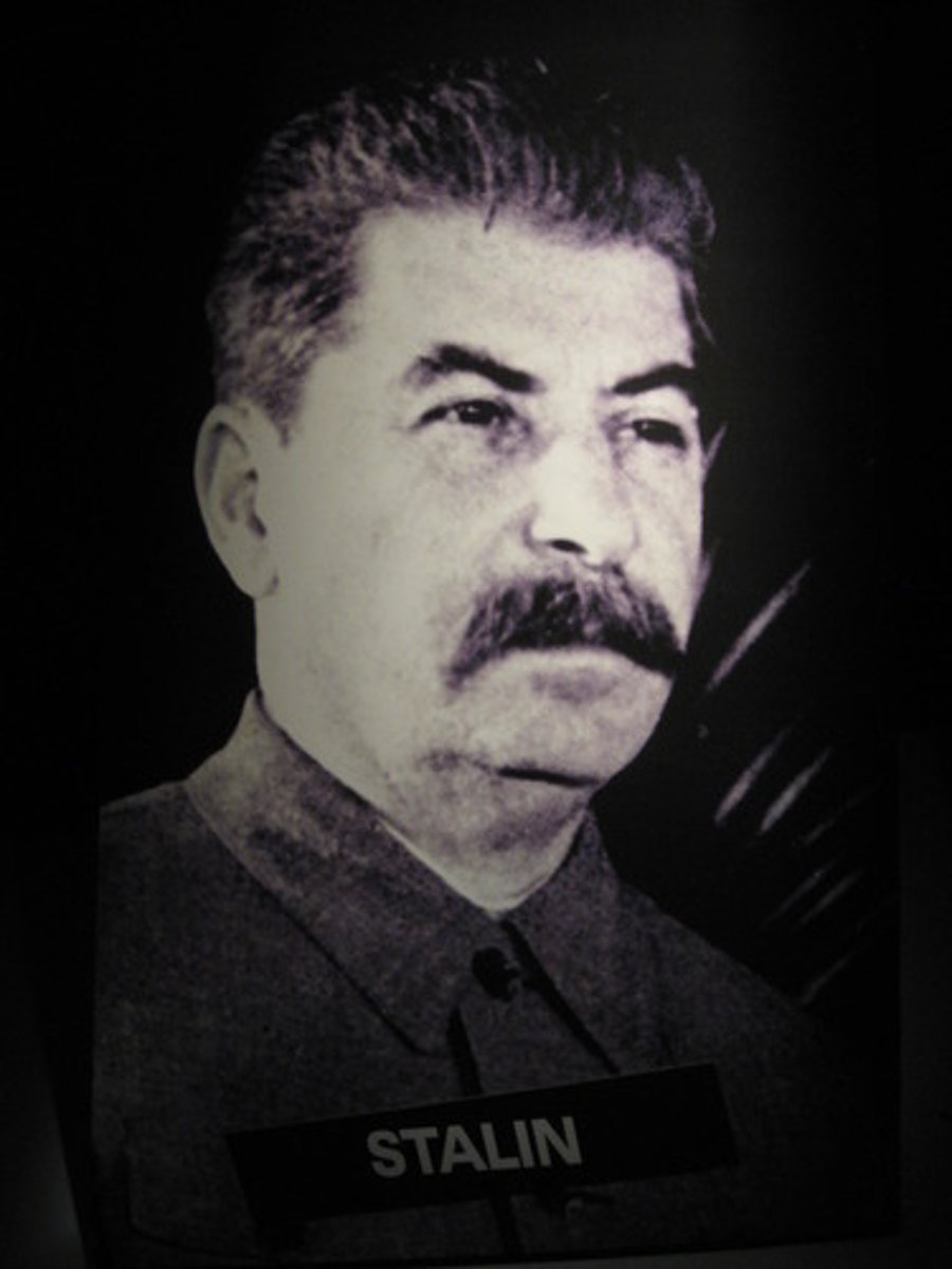 <p>Bolshevik revolutionary, head of the Soviet Communist Party after 1924, and dictator of the Soviet Union from 1928 to 1953. He led the Soviet Union with an iron fist, using Five-Year Plans to increase industrial production and terror to crush all opposition.</p>