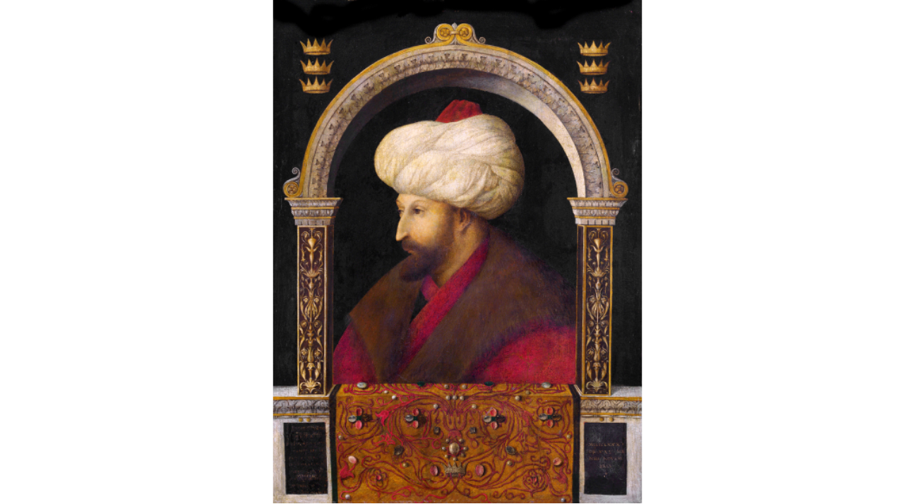 Portrait of Sultan Mehmed II (Mehmed the Conquerer), 1480. Gentile Bellini