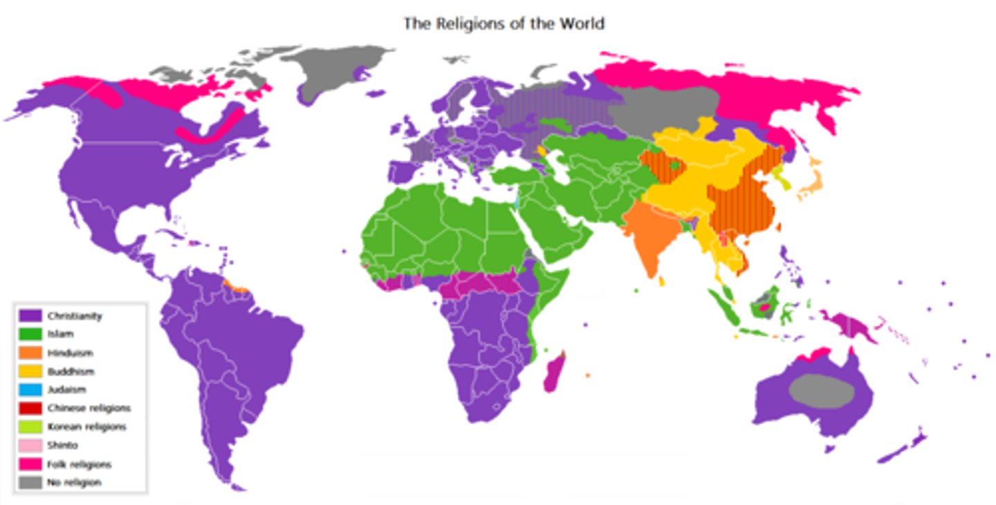 <p>Uses colors to show categories</p><p>(spacial data), more that one category of one subject being projected on the map like religion, biospheres, etc.</p>