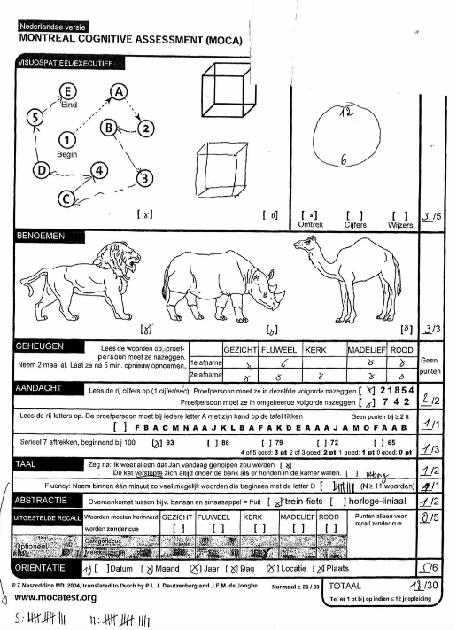 <ul><li><p>episodische geheugenstoornissen</p></li><li><p>spatiale oriëntatieproblemen</p></li></ul><p>→ bij diagnose: vaak al milde problemen in andere cognitieve domeinen zoals executieve functie stoornissen, woordvindingsstoornissen & visuospatiële problemen</p>