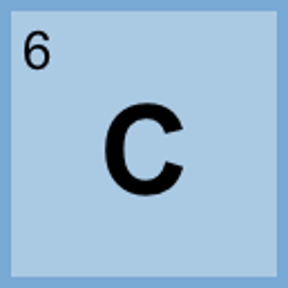 <p>Carbon, 6</p>