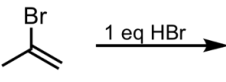 <p>Hydrohalogenation with HBr (Terminal Alkyne)</p>