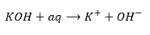 <p>releases OH- ions </p>