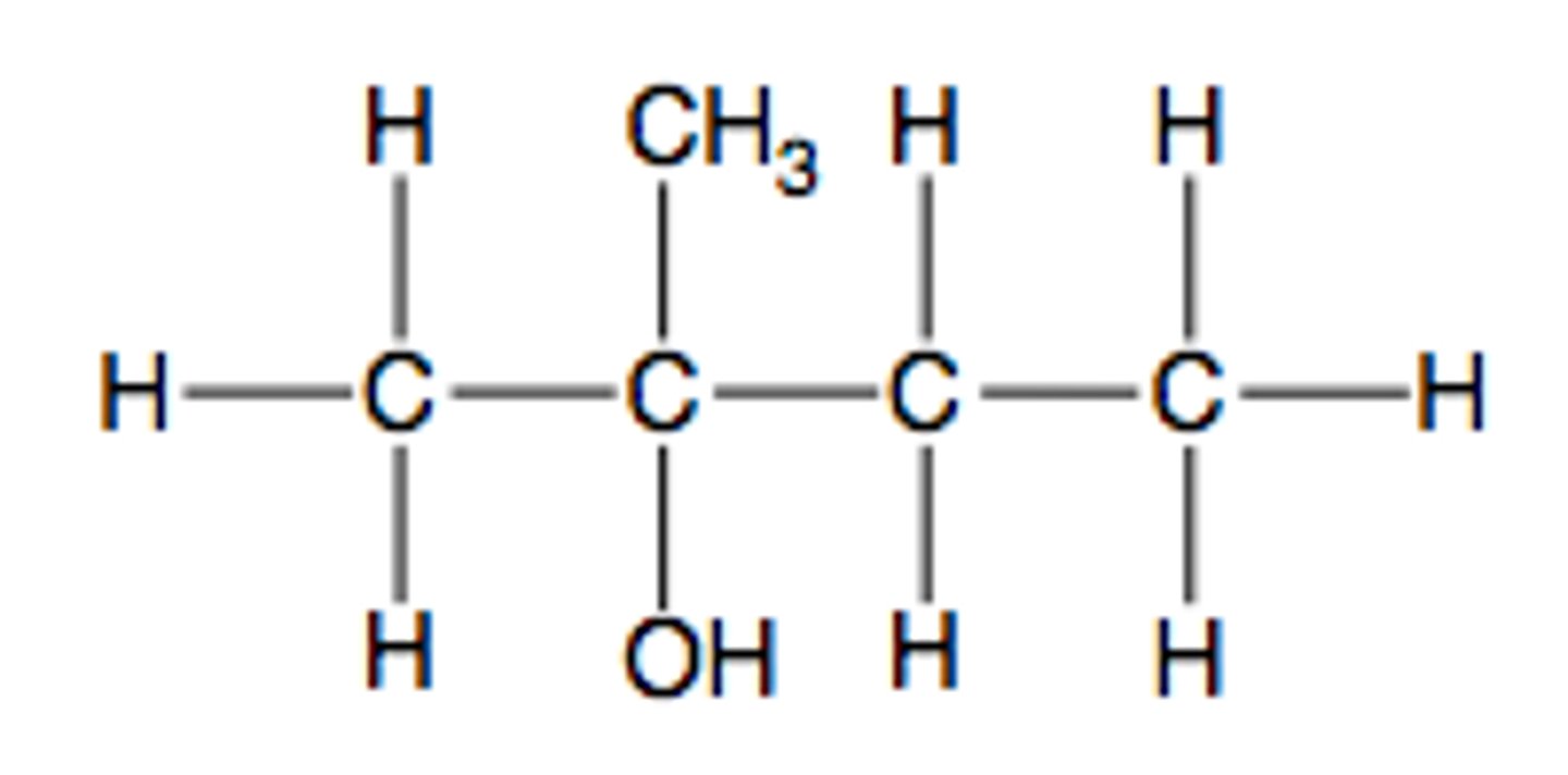 <p>2-methylbutan-2-ol</p>