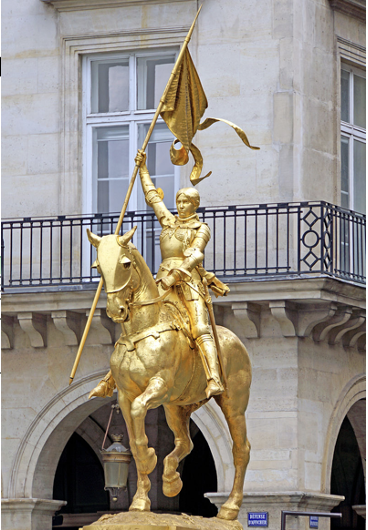 <p>Wat gebeurde er met Jeanne d’Arc in 1431?</p>