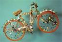 
His art is mostly based on political and social issue in the latino community.
He sculpts with various object to create various things.