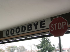 <p>to say good bye</p>
