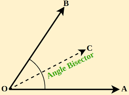 <p>Angle bisector </p>