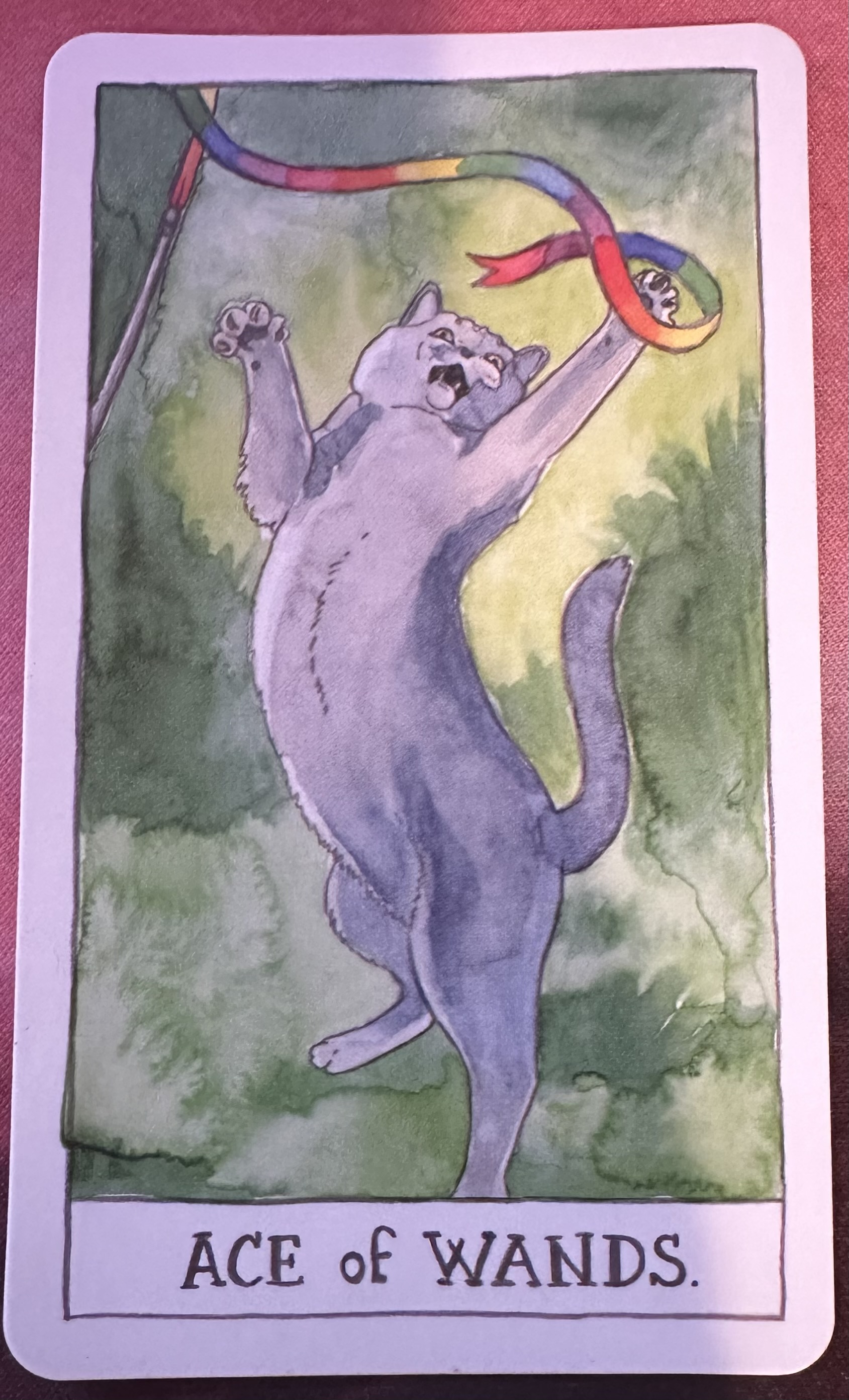 <p>Ace of Wands Upright</p>
