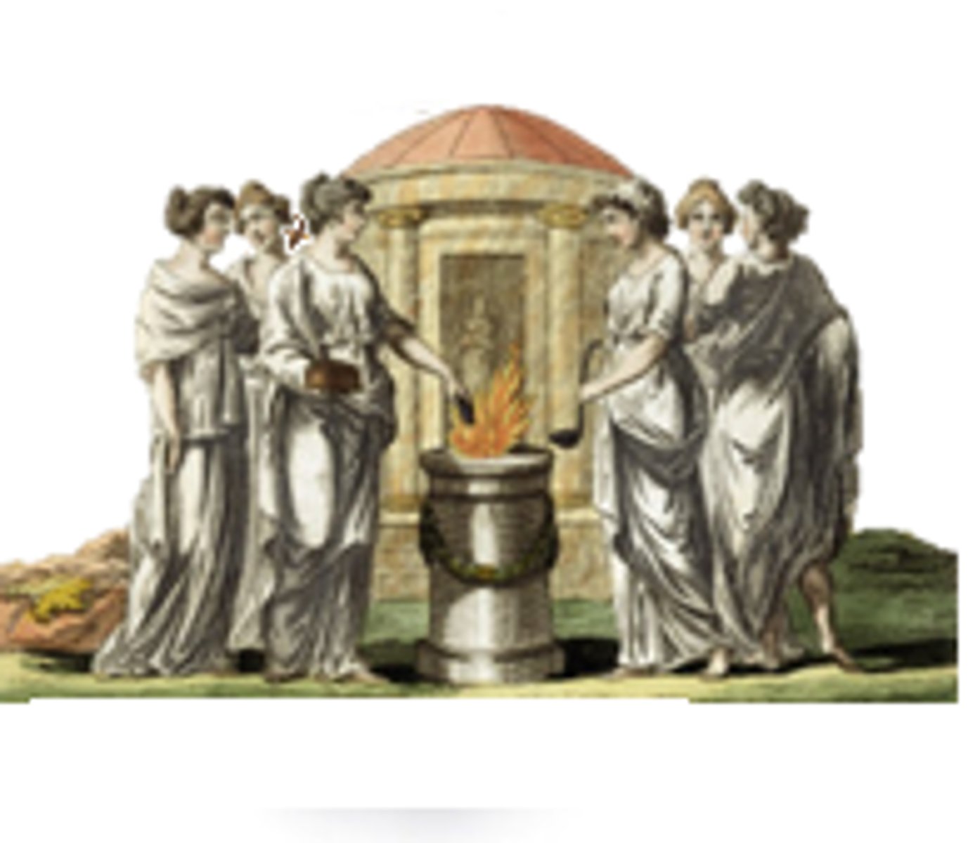 <p>the flamen and priestesses of Vesta would take the state relics far from the carnage and the flames, and the cult of the gods would not be abandoned until no one survived to attend it.</p>