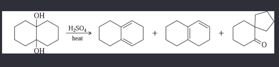<p>11-55 Propose mechanisms for the following reactions. In most cases, more products are formed than are shown here. You only need to explain the formation of the products shown, however.</p>