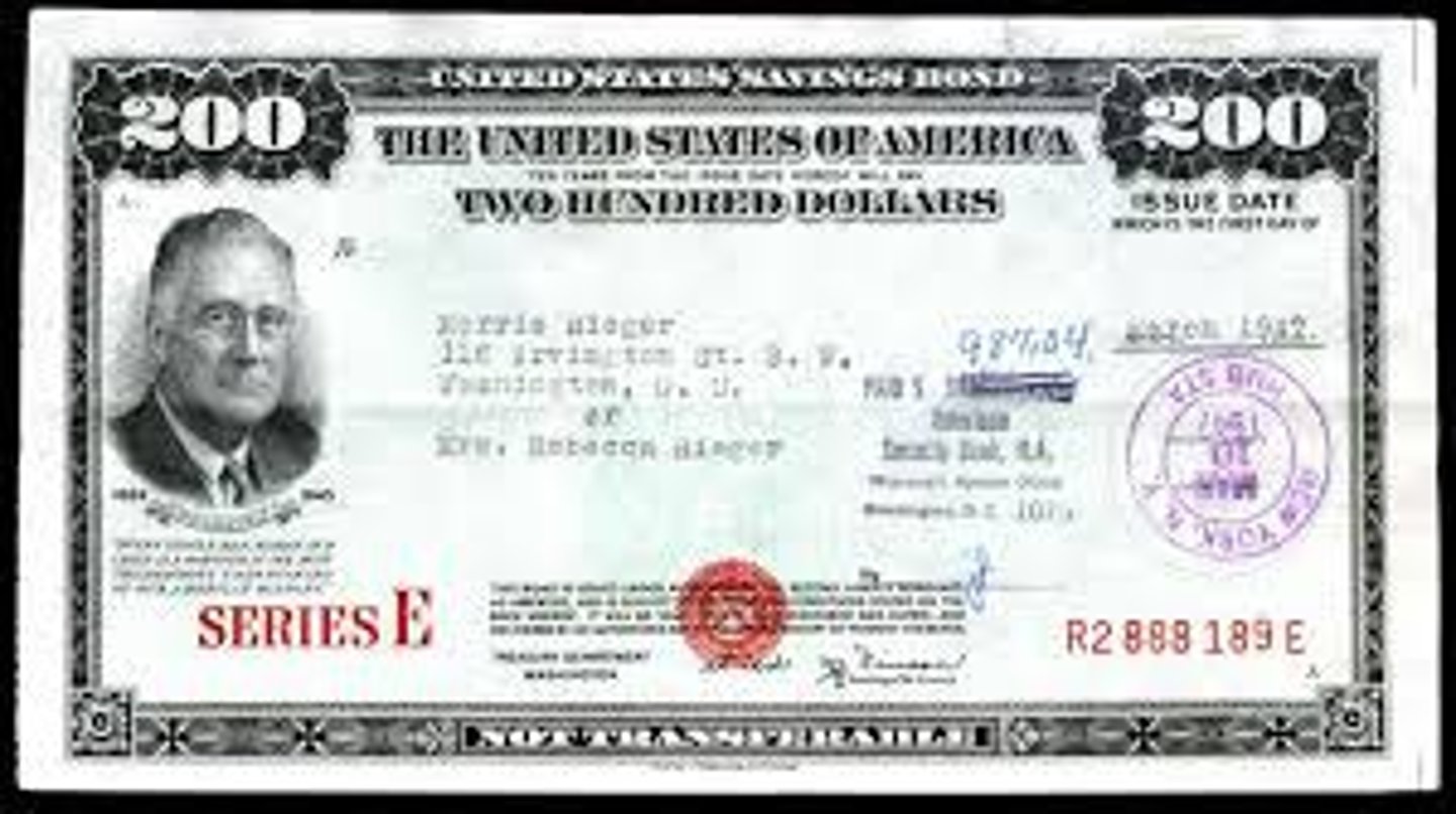 <p>A security such as a bond that pays a specified cash flow over a specific period.</p>