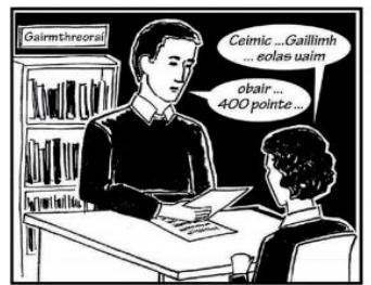 <ol><li><p style="text-align: justify;"><span style="background-color: transparent;"><span>I mí Meain Fómhair, </span></span><span><span>labhair </span></span><span style="background-color: transparent;"><span>Máire leis an..</span></span></p></li></ol><p></p>