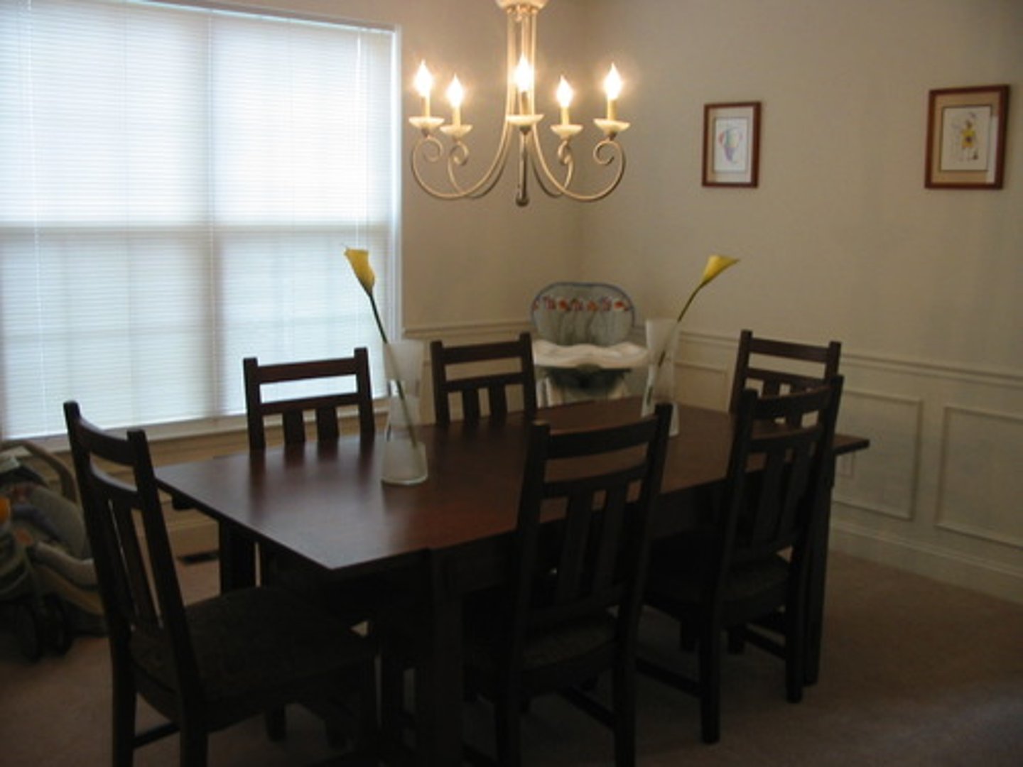 <p>the dining room</p>