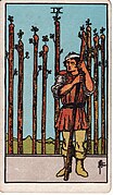 <p>Nine of Wands</p>