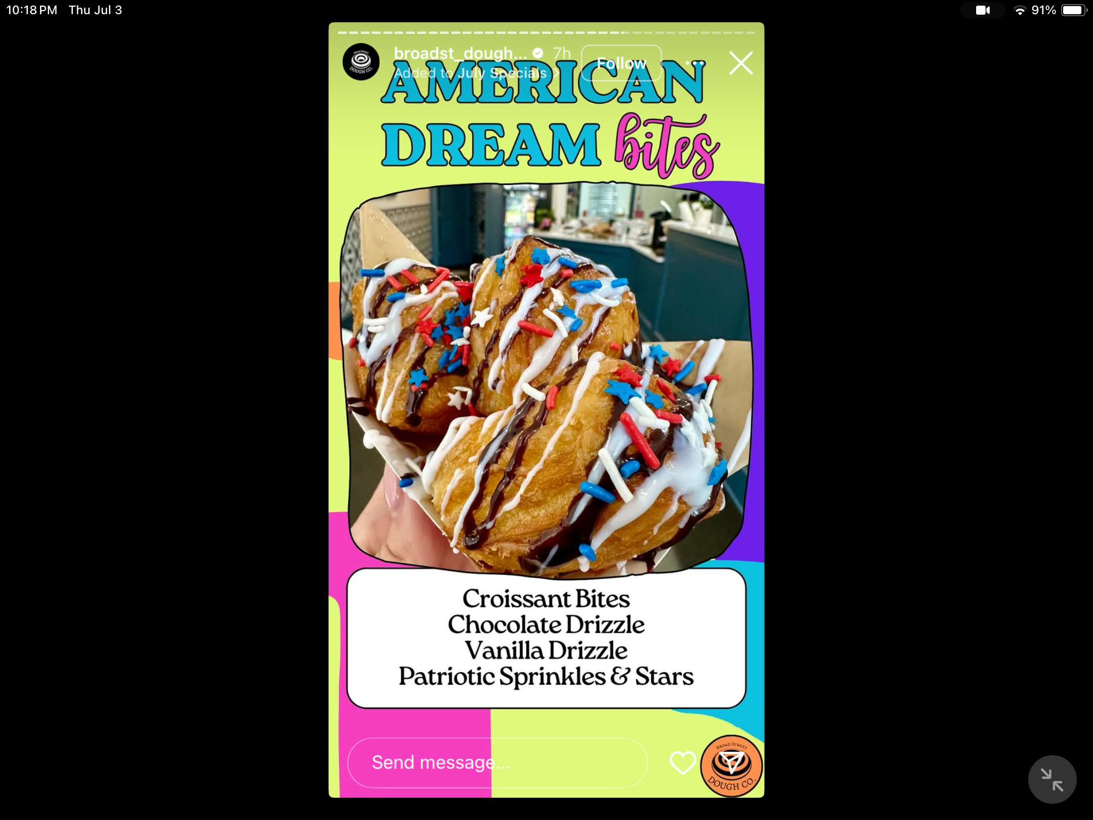 <p>American Dream Bites</p>