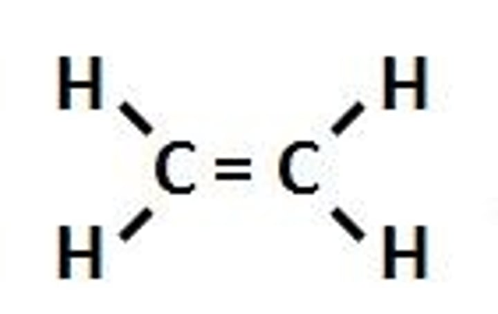 <p>Unsaturated hydrocarbons, with chains of carbons atoms, bonded to each other with carbon double bonds, surrounded by hydrogen atoms.</p>