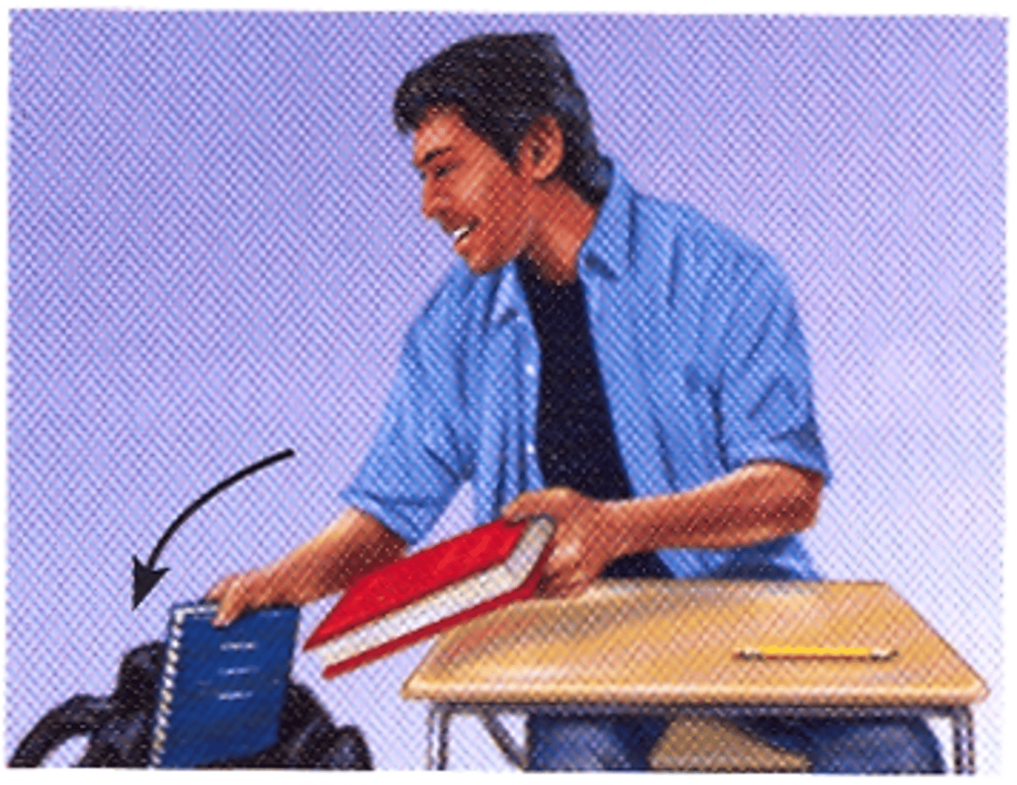 <p>Put away, pack up</p>