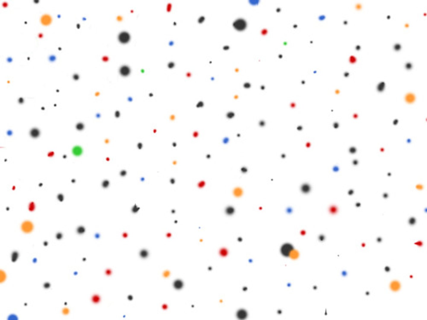 <p>a very small spot</p>
