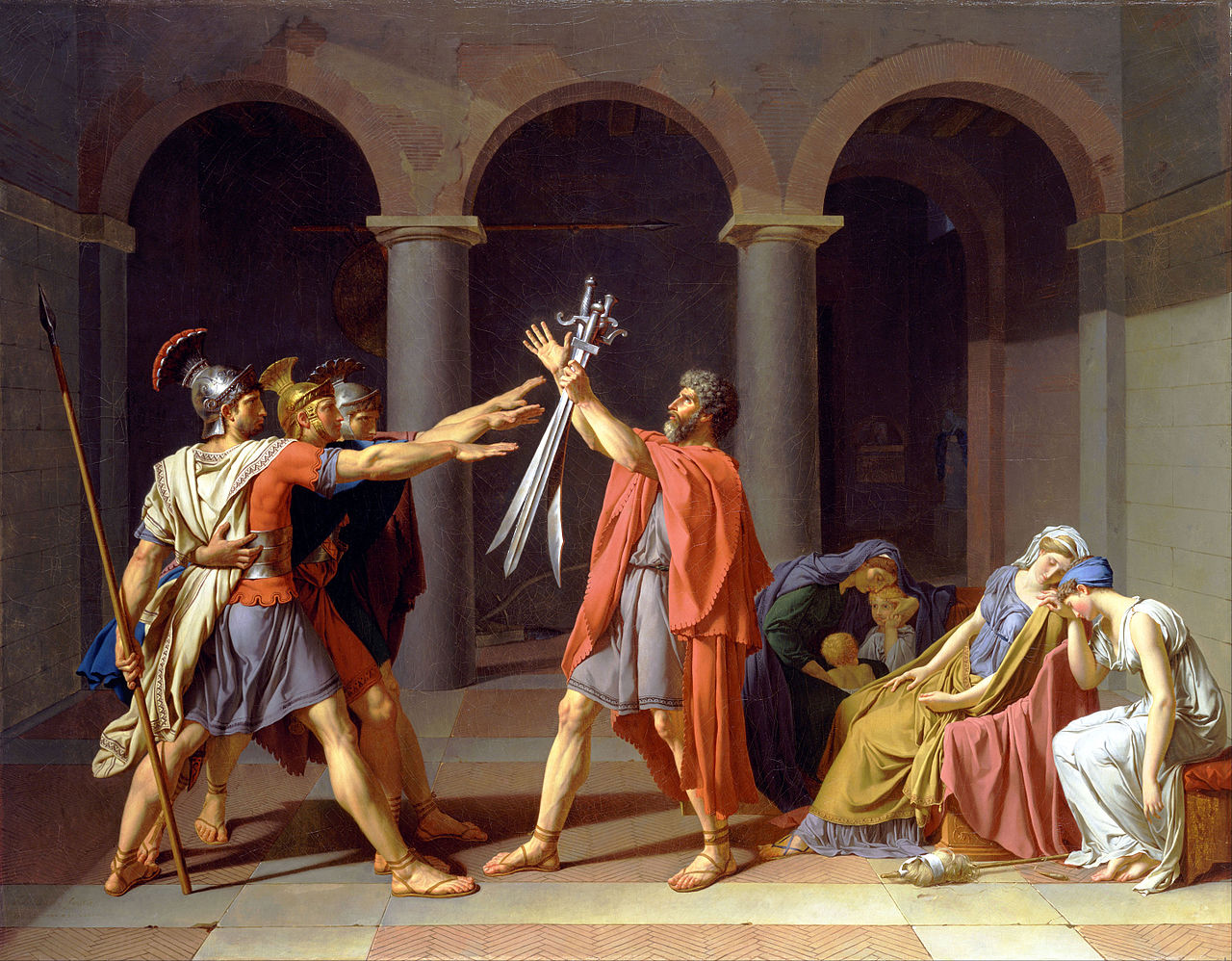 Jacques-Louis David The Oath of the Horatii