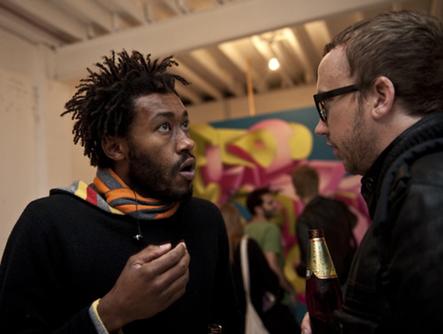 <p>to get into conversation</p>