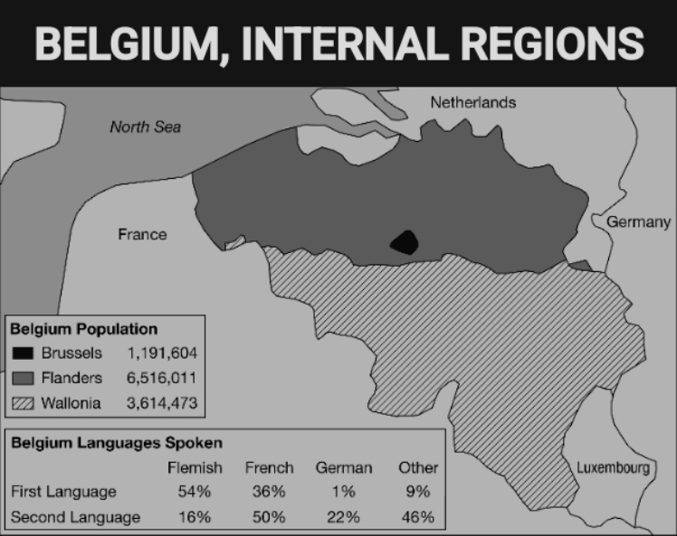 <p>Some communities along the internal border between Flanders and Wallonia are required by Belgian federal law to have bilingual local governments, with road signs and government publications in Flemish and French. Some nearby communities refuse to permit a census of language users because they are concerned that the results will trigger federal requirements for a bilingual local government.</p><p class="has-focus"></p><p class="is-empty is-editor-empty has-focus">Which of the following geographic concepts best explains the efforts to preserve a single official language in such communities?</p>